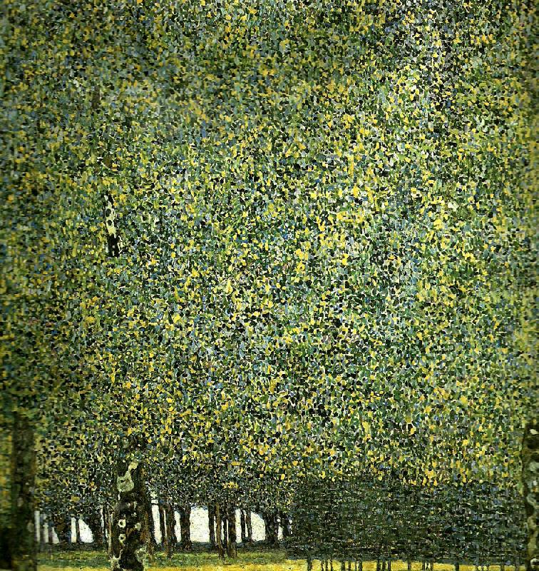 Gustav Klimt park Spain oil painting art